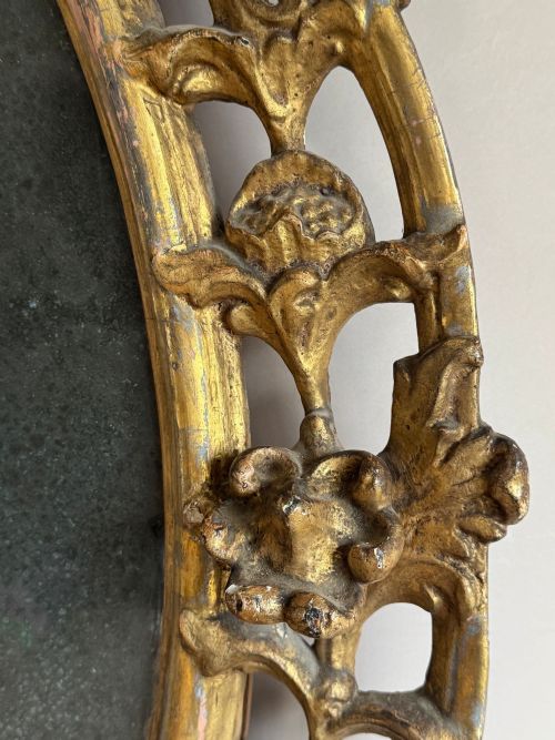 GEORGE III PERIOD CARVED GILTWOOD MIRROR - ADDITIONAL PHOTO 7