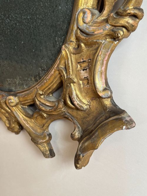 GEORGE III PERIOD CARVED GILTWOOD MIRROR - ADDITIONAL PHOTO 8