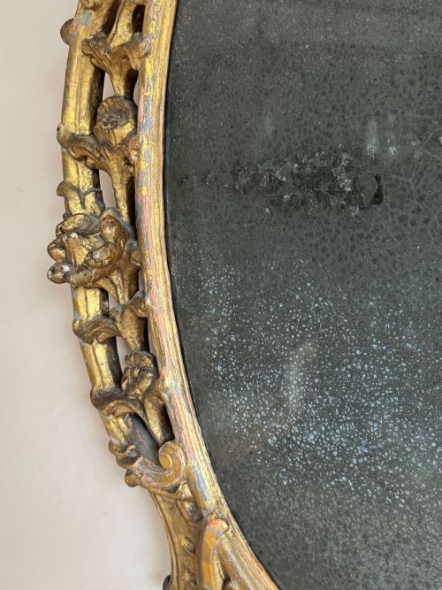 GEORGE III PERIOD CARVED GILTWOOD MIRROR - ADDITIONAL PHOTO 9