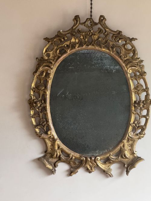 GEORGE III PERIOD CARVED GILTWOOD MIRROR - ADDITIONAL PHOTO 10
