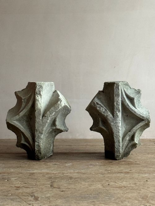 LIMESTONE TRACERY FRAGMENTS - ADDITIONAL PHOTO 1