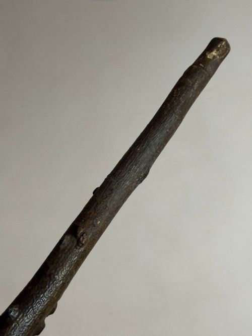 19THC WINGED ELM WALKING STICK - ADDITIONAL PHOTO 5