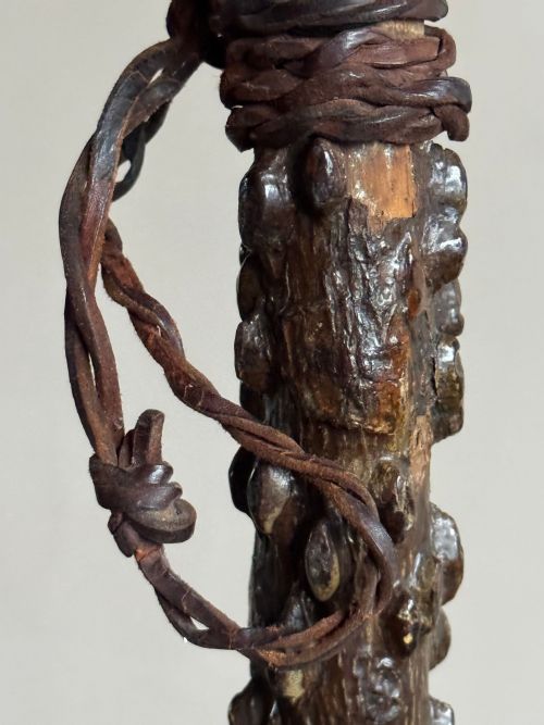 19THC WINGED ELM WALKING STICK - ADDITIONAL PHOTO 6