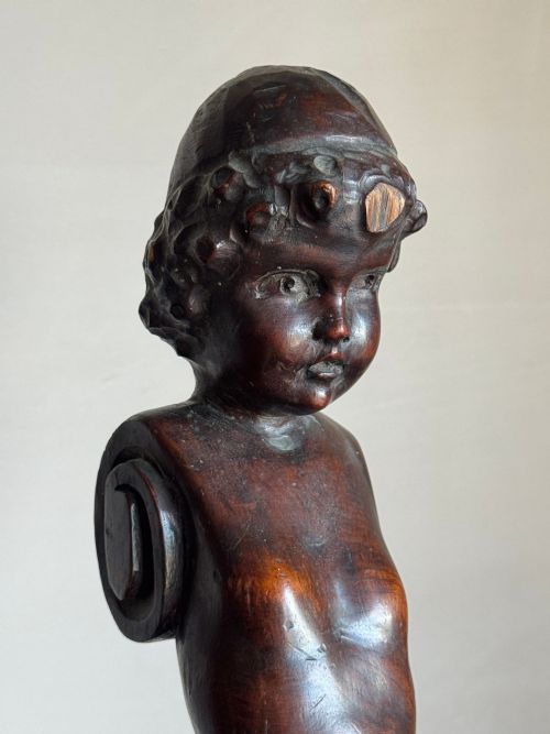 A CARVED CHERUBIC TERM - ADDITIONAL PHOTO 1
