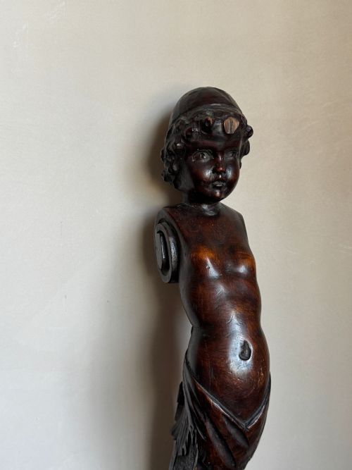 A CARVED CHERUBIC TERM - ADDITIONAL PHOTO 3
