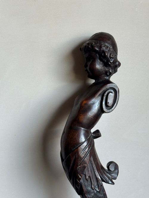 A CARVED CHERUBIC TERM - ADDITIONAL PHOTO 4