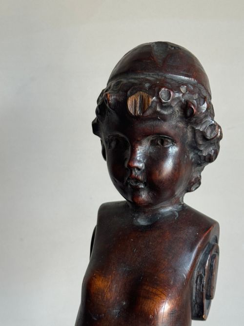 A CARVED CHERUBIC TERM - ADDITIONAL PHOTO 5