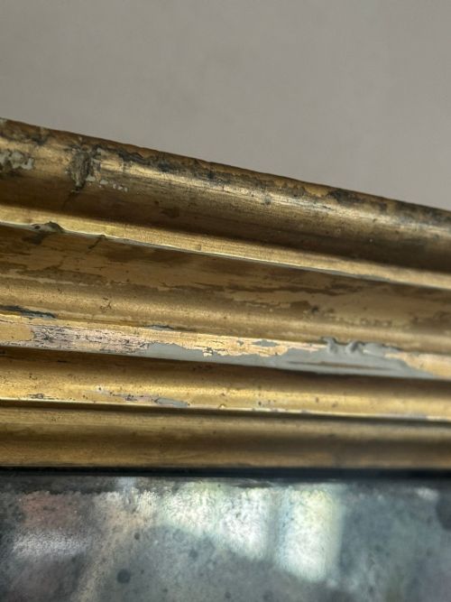 19THC GILT GESSO MIRROR - ADDITIONAL PHOTO 5