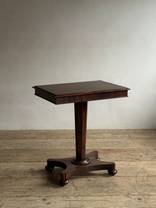 WILLIAM IV MAHOGANY OCCASIONAL TABLE - ADDITIONAL PHOTO 4