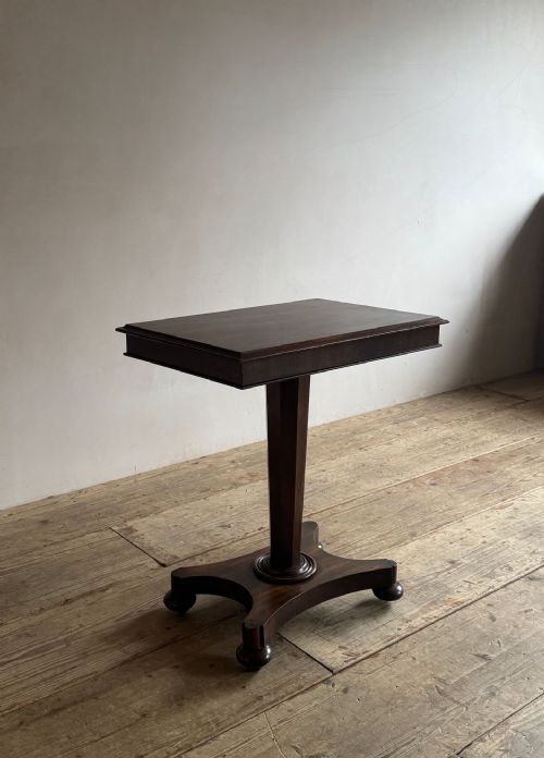 WILLIAM IV MAHOGANY OCCASIONAL TABLE - ADDITIONAL PHOTO 5