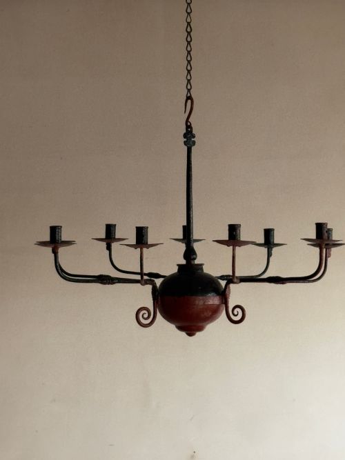 IRON 9 ARM CANDELABRA - ADDITIONAL PHOTO 5