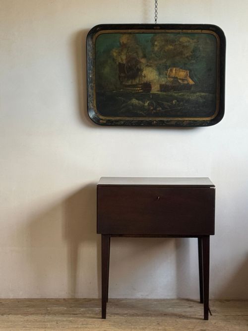 REGENCY JAPANNED PAPIERMCH TRAY - ADDITIONAL PHOTO 2