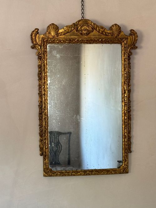 19THC GILTWOOD MIRROR - ADDITIONAL PHOTO 1