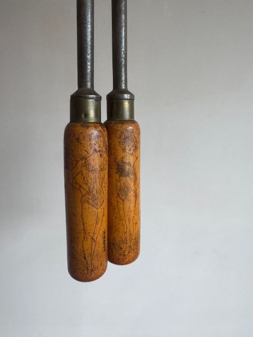 POKER WORK DECORATED DRAW BORE PINS - ADDITIONAL PHOTO 3