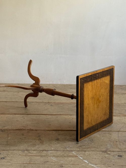 PENWORK DECORATED TRIPOD TABLE - ADDITIONAL PHOTO 4
