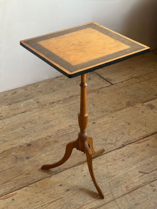PENWORK DECORATED TRIPOD TABLE - ADDITIONAL PHOTO 7