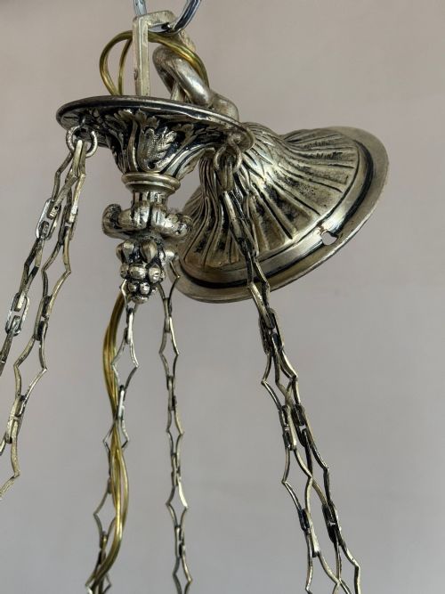 19THC SILVER PLATED CANDELABRA - ADDITIONAL PHOTO 3