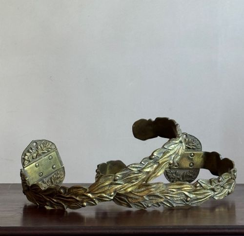 A Pair of 19th Century Gilt Brass Curtain Tie-backs