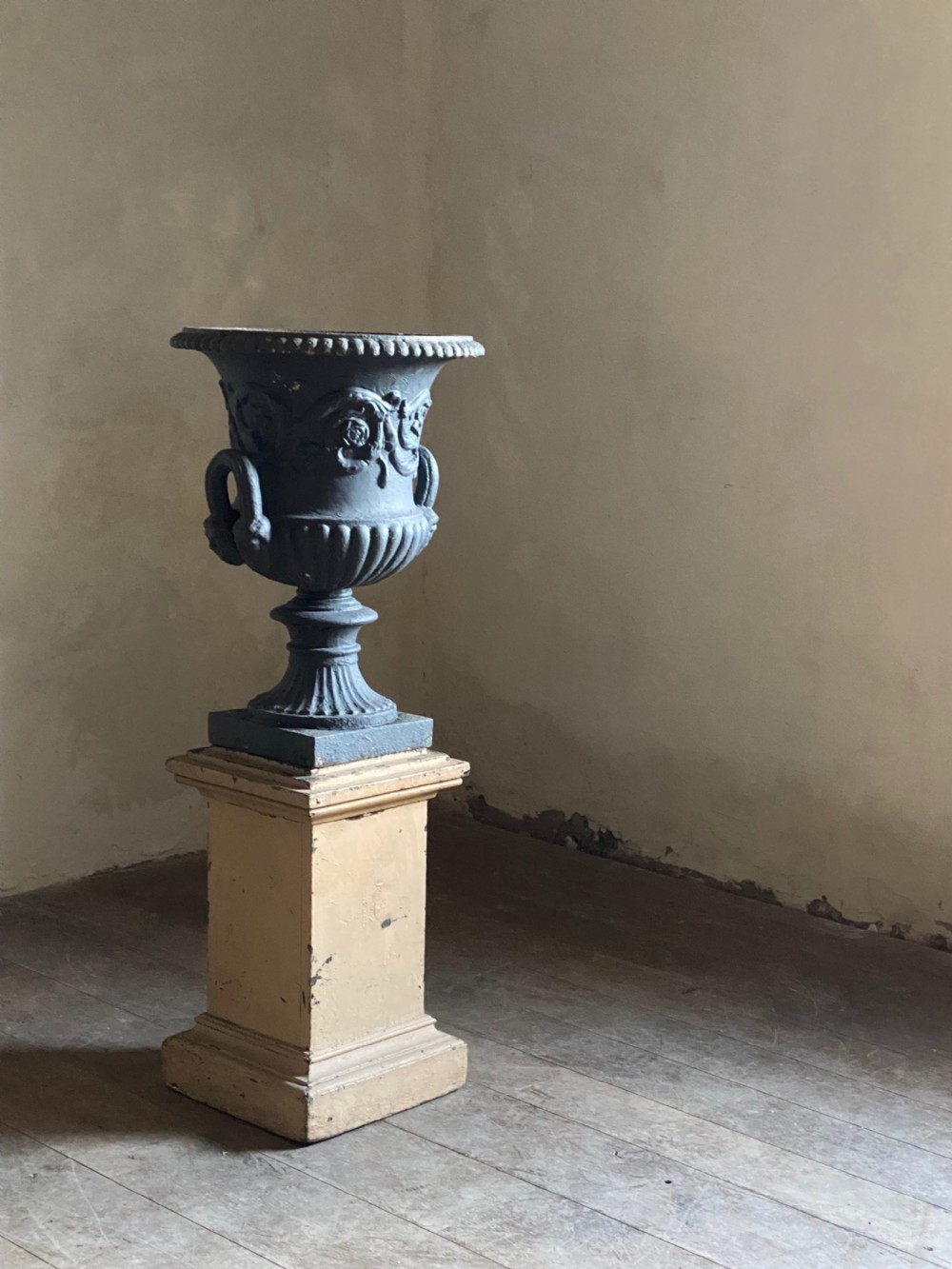 
19thC Cast Iron Handyside Urn View II