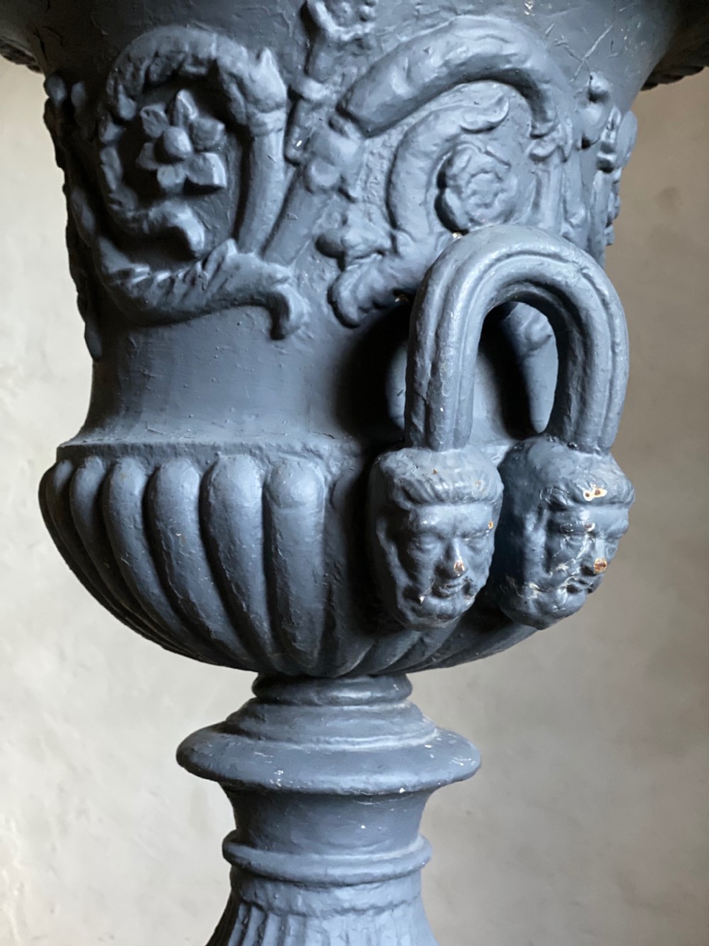 
19thC Cast Iron Handyside Urn View III