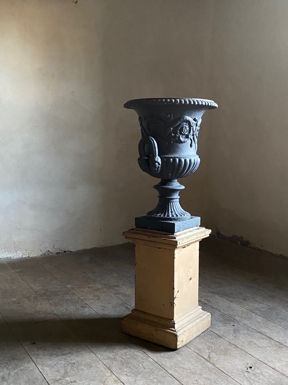 
19thC Cast Iron Handyside Urn View IV
