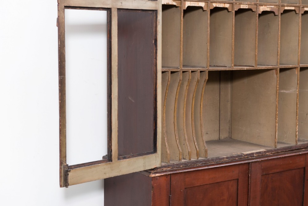 Antique Pigeon Hole Cupboard View V