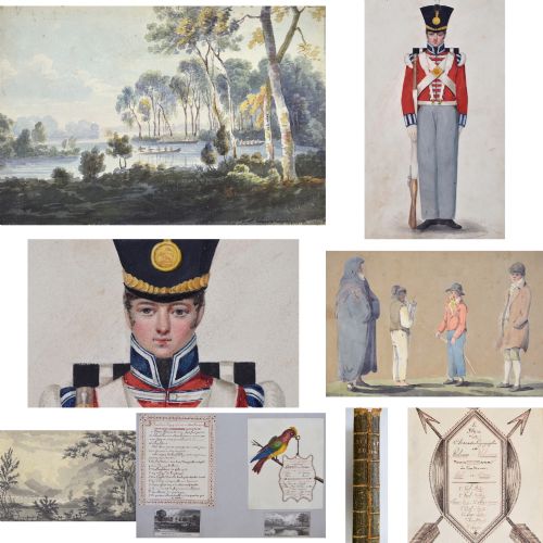 fig 2. Important Canadian Watercolours Drawings and Prints (Scrap Album 19th century)