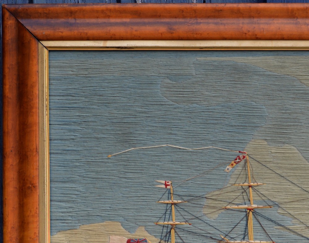 Large Sailor’s Woolwork Picture – (19th century) View IV