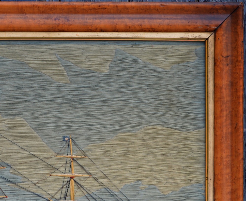 Large Sailor’s Woolwork Picture – (19th century) View VI