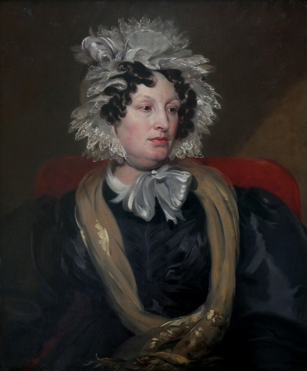 Early 19th century Oil Painting Portrait of a Lady of Character from the Estate of Clan Leslie of Aberdeenshire View II