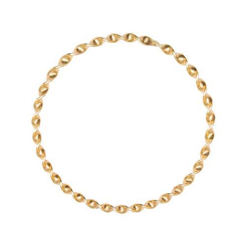 vintage 9ct gold twisted bangle 11 grams - CATEGORY: ANTIQUE JEWELLERY - DATED 1940