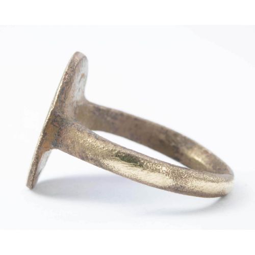 MEDIEVAL BRONZE BEAR SIGNET RING - ADDITIONAL PHOTO 3