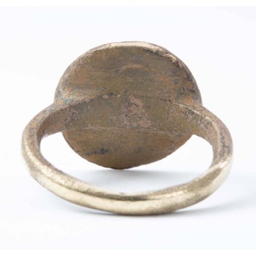 MEDIEVAL BRONZE BEAR SIGNET RING - ADDITIONAL PHOTO 5