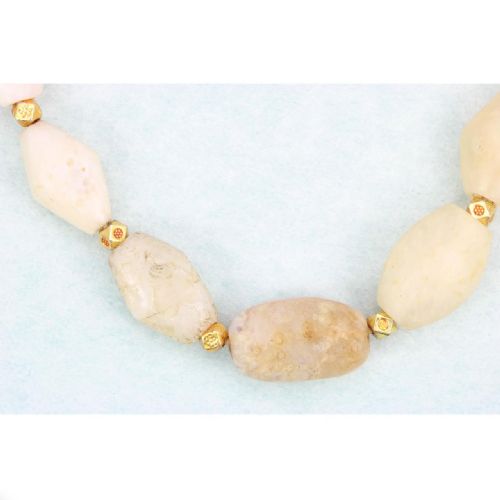 1ST MILLENNIUM WESTERN ASIATIC AGATE BEAD NECKLACE - ADDITIONAL PHOTO 3
