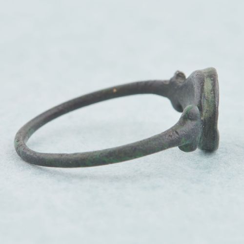 BYZANTINE LION INTAGLIO BRONZE RING - ADDITIONAL PHOTO 3