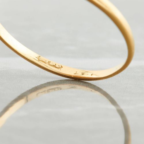 18CT GOLD 3 STONE 050 CARAT DIAMOND RING - ADDITIONAL PHOTO 7