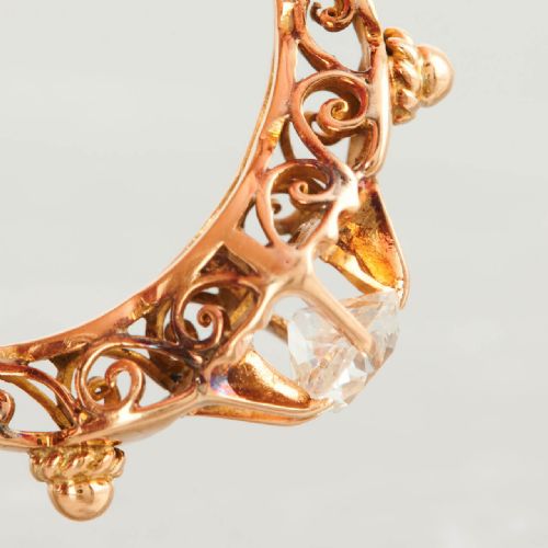 EDWARDIAN 18CT GOLD DIAMOND SOLITAIRE ENGAGEMENT RING - ADDITIONAL PHOTO 6