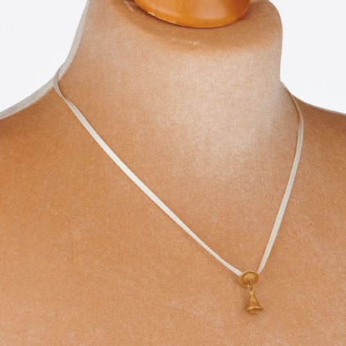 ANCIENT WESTERN ASIATIC GOLD BELL PENDANT - ADDITIONAL PHOTO 1