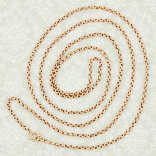 9CT GOLD 49 BELCHER GUARD CHAIN - ADDITIONAL PHOTO 2