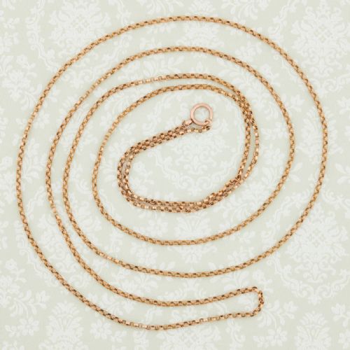 9CT GOLD 56 BELCHER GUARD CHAIN NECKLACE - ADDITIONAL PHOTO 2