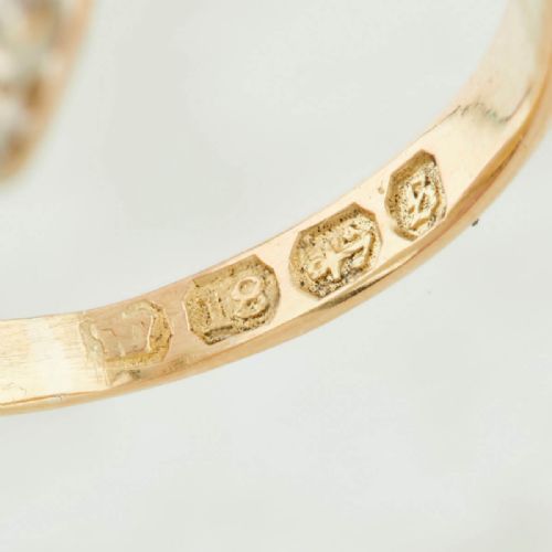 VICTORIAN 18CT GOLD MARQUISE DIAMOND RING - ADDITIONAL PHOTO 6