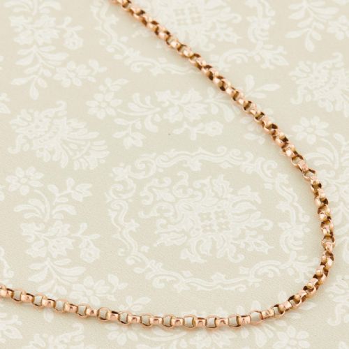 9CT ROSE GOLD BELCHER CHAIN 24 - ADDITIONAL PHOTO 2