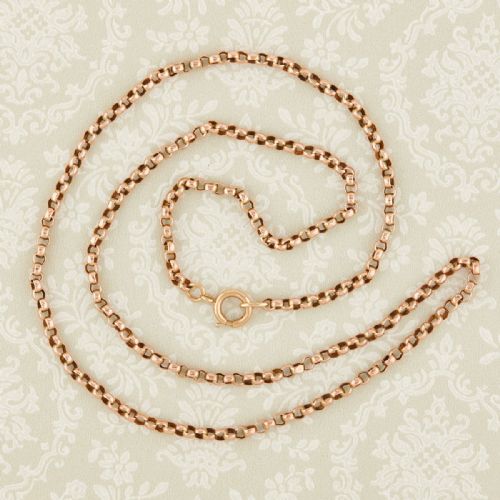 9CT ROSE GOLD BELCHER CHAIN 24 - ADDITIONAL PHOTO 3