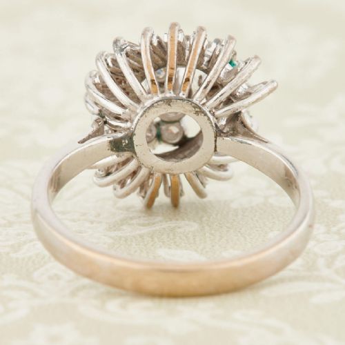 18CT WHITE GOLD DIAMOND COCKTAIL RING - ADDITIONAL PHOTO 5