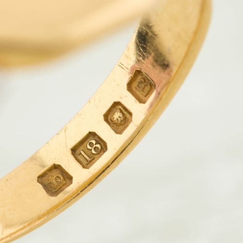 18CT GOLD OCTAGONAL SIGNET RING - ADDITIONAL PHOTO 7