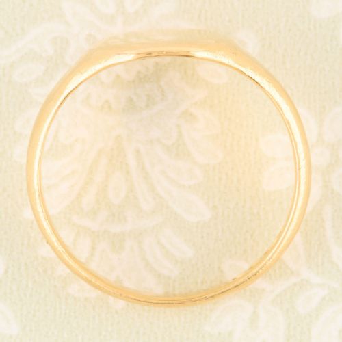18CT GOLD OVAL SIGNET RING 19301931 - ADDITIONAL PHOTO 6