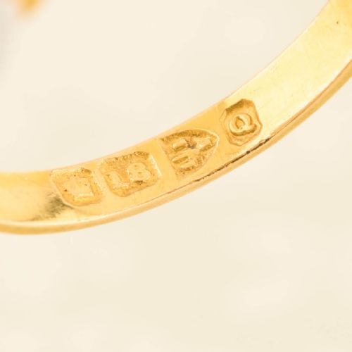 18CT GOLD RUBY DIAMOND GYPSY RING - ADDITIONAL PHOTO 7