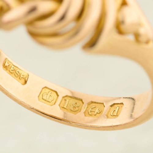 EDWARDIAN 18CT GOLD KNOT RING - ADDITIONAL PHOTO 7