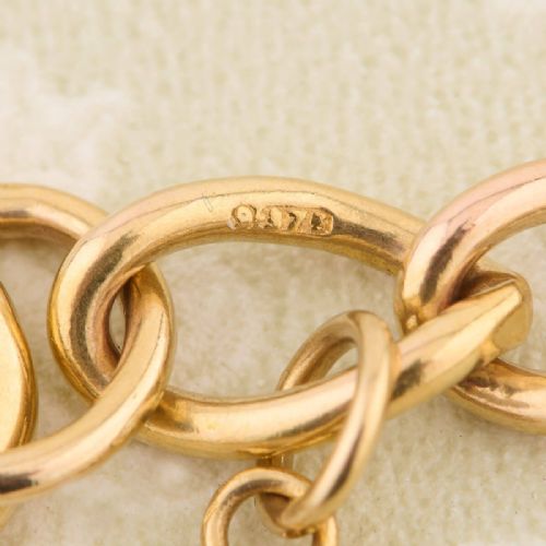 9CT GOLD 7 CURB BRACELET 194950 - ADDITIONAL PHOTO 6