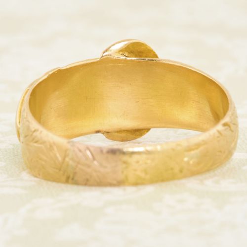 18CT GOLD BUCKLE RING - ADDITIONAL PHOTO 4